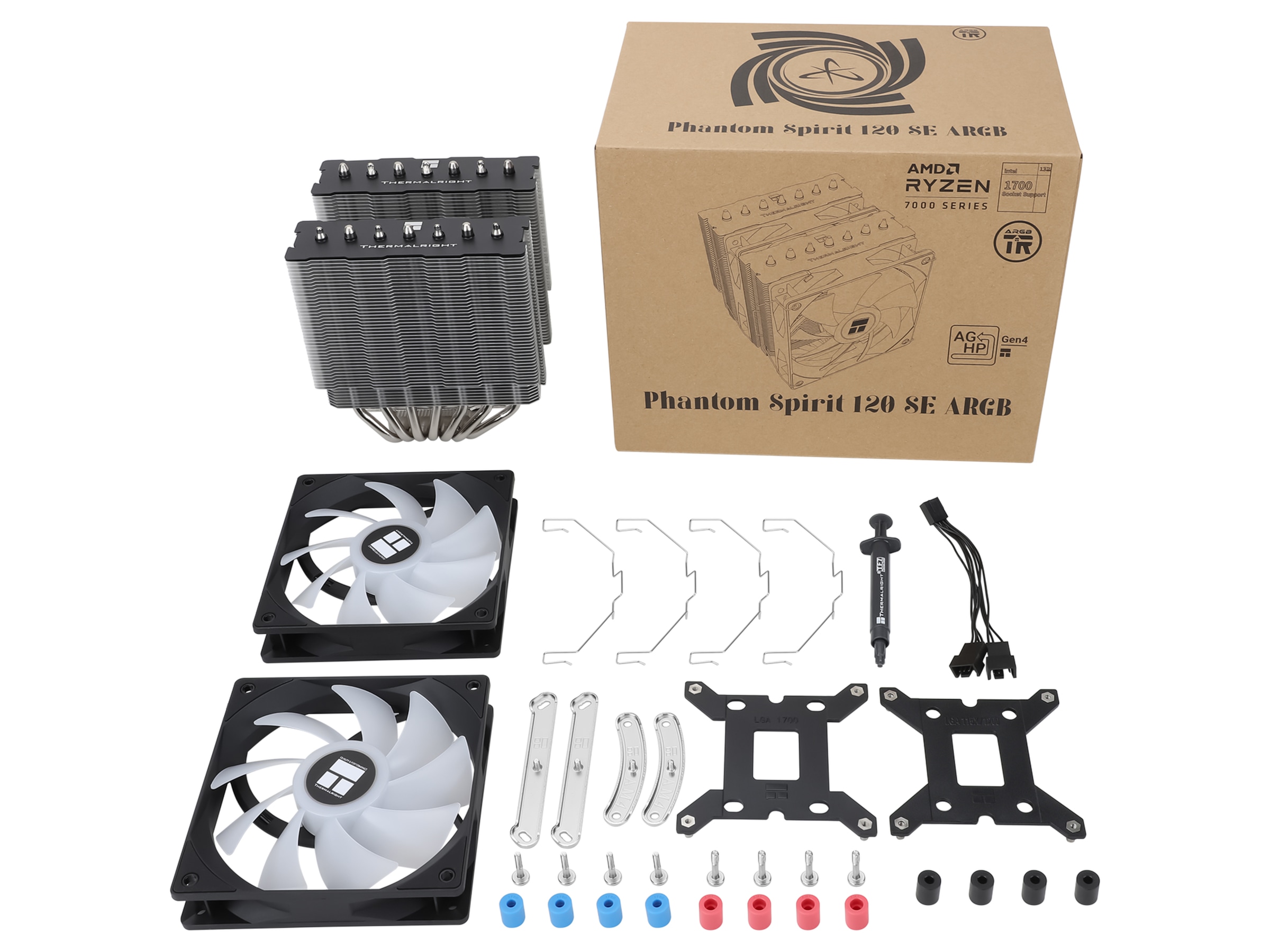 Thermalright Phantom Spirit 120 SE ARGB Kylare CPU - Luftkylning