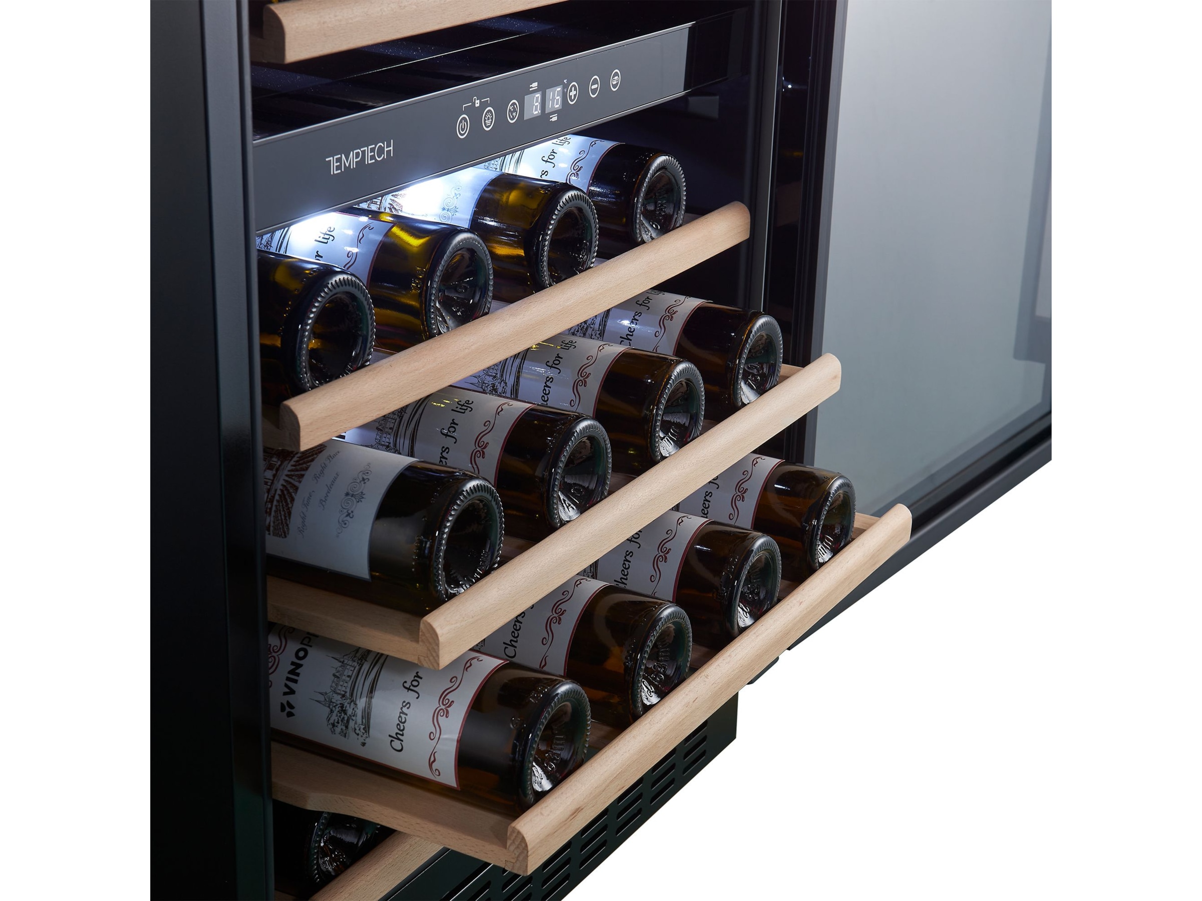 Temptech Classique CLX60DB vinkyl (46 flaskor) Fristående vinkyl