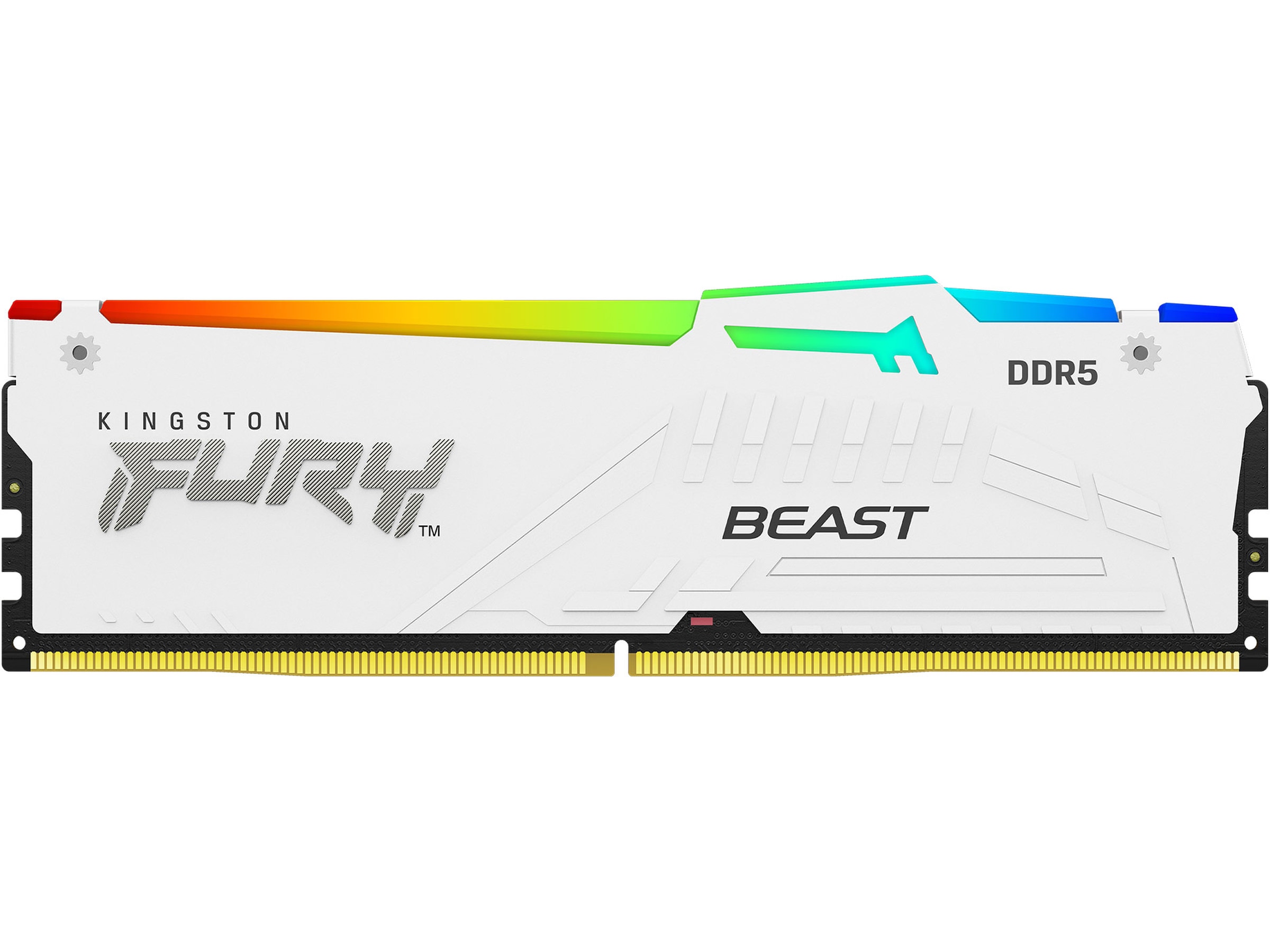 Kingston FURY Beast RGB DDR5 6000MHz 32GB (vit) Minne