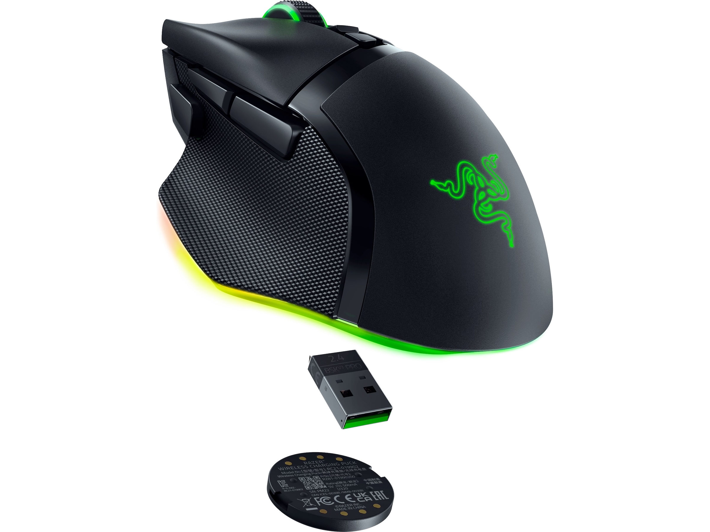 Razer Basilisk V3 PRO 35K trådlös ergonomisk gaming mus (svart) Gamingmus