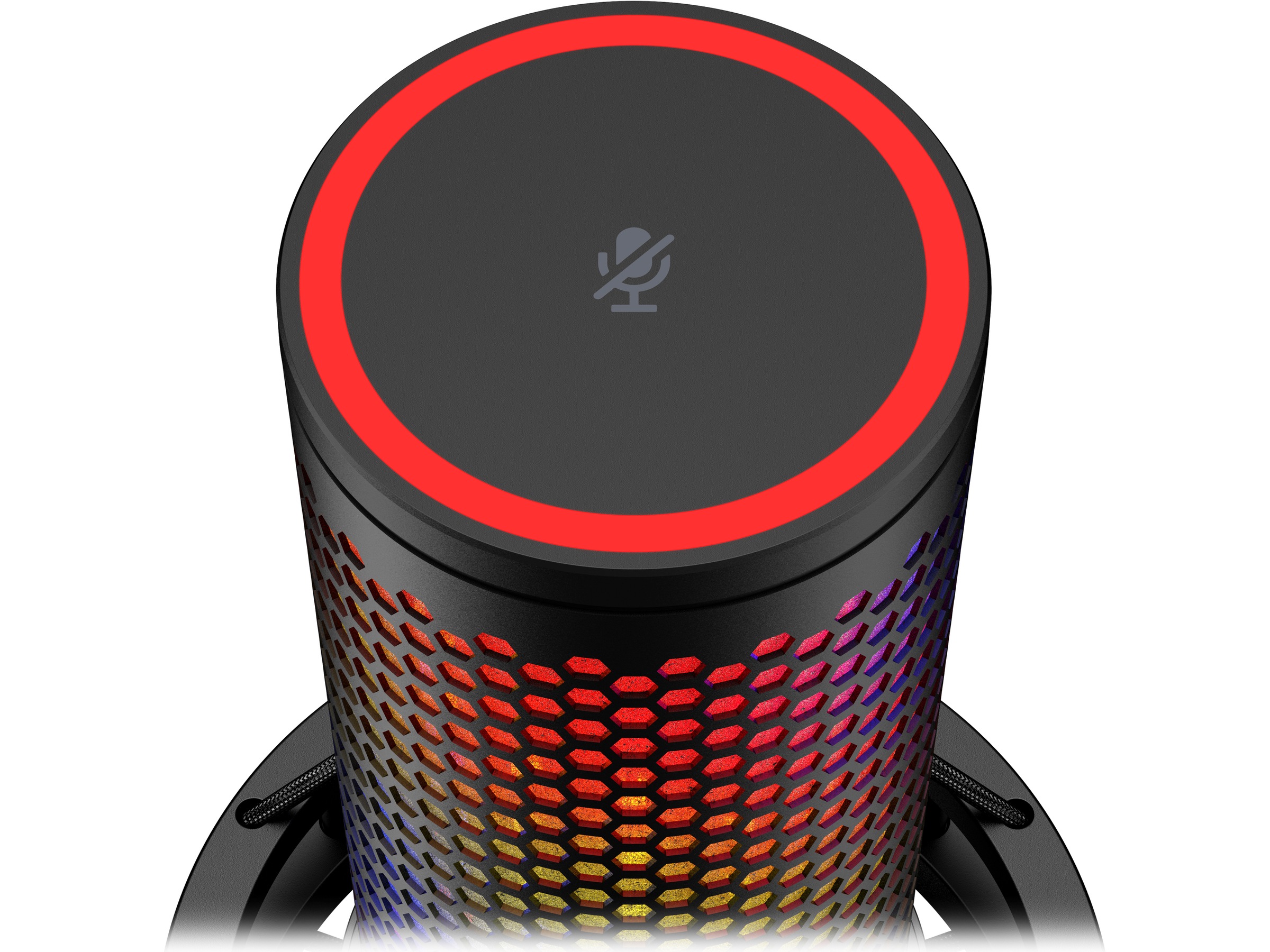 HyperX QuadCast 2 S RGB USB-Mikrofon (svart) Mikrofon