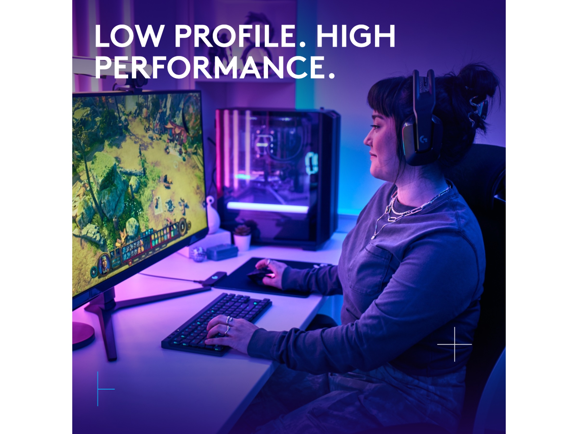 Logitech G G515 Lightspeed Gamingtangentbord (svart) -B-Grade Demo tangentbord