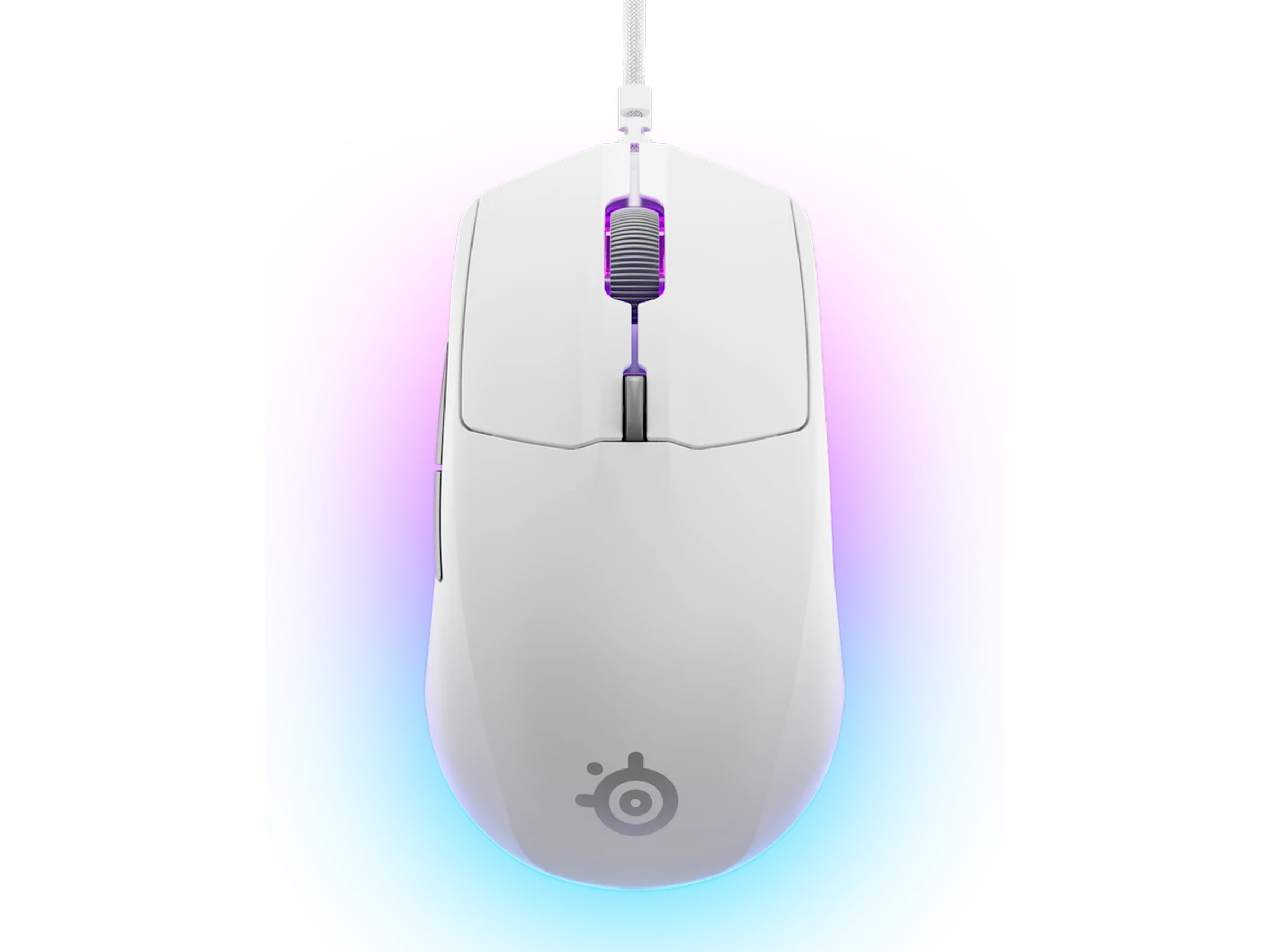 SteelSeries Rival 3 Gen 2 gamingmus (vit) Gamingmöss