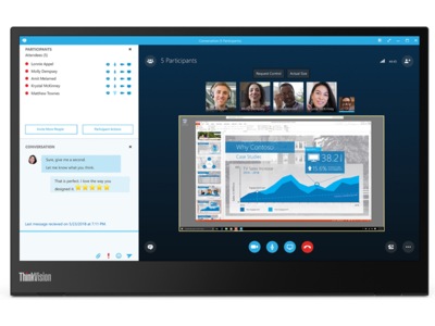 Lenovo ThinkVision M14 14" Full HD Bildskärmar Lenovo ThinkVision M14 14" Full HD Bildskärmar