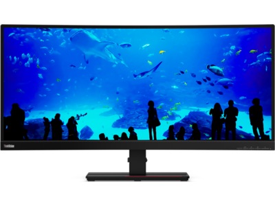 Lenovo 34" Curved skärm ThinkVision T34W-20 Bildskärmar Lenovo 34" Curved skärm ThinkVision T34W-20 Bildskärmar