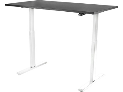 Kenson Compact 2 elektriskt höj-/sänkbord 180x80 - vit/svart