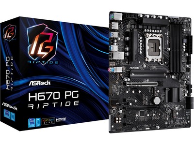 ASRock  H670 PG Riptide Moderkort