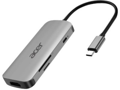 Acer 7-i-1 USB-C Hub (silver) -B-Grade