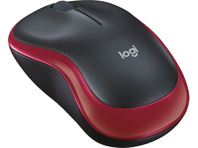 Logitech M185 Trådlös Mus Röd