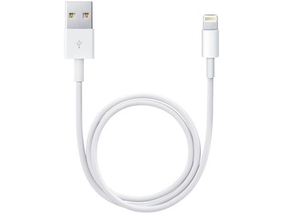 Apple Lightning till USB-A Kabel 0,5m (vit)