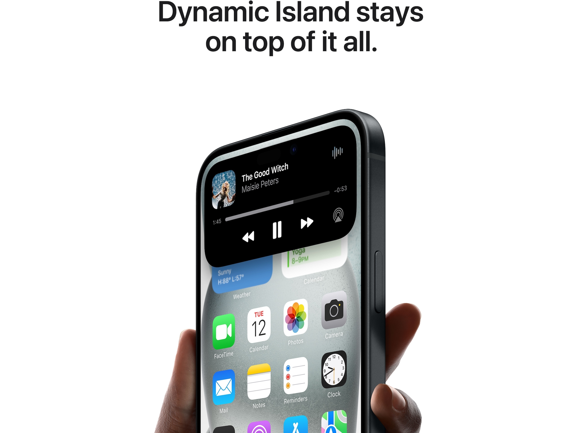 iPhone 15 128GB (Svart) Mobiltelefoner