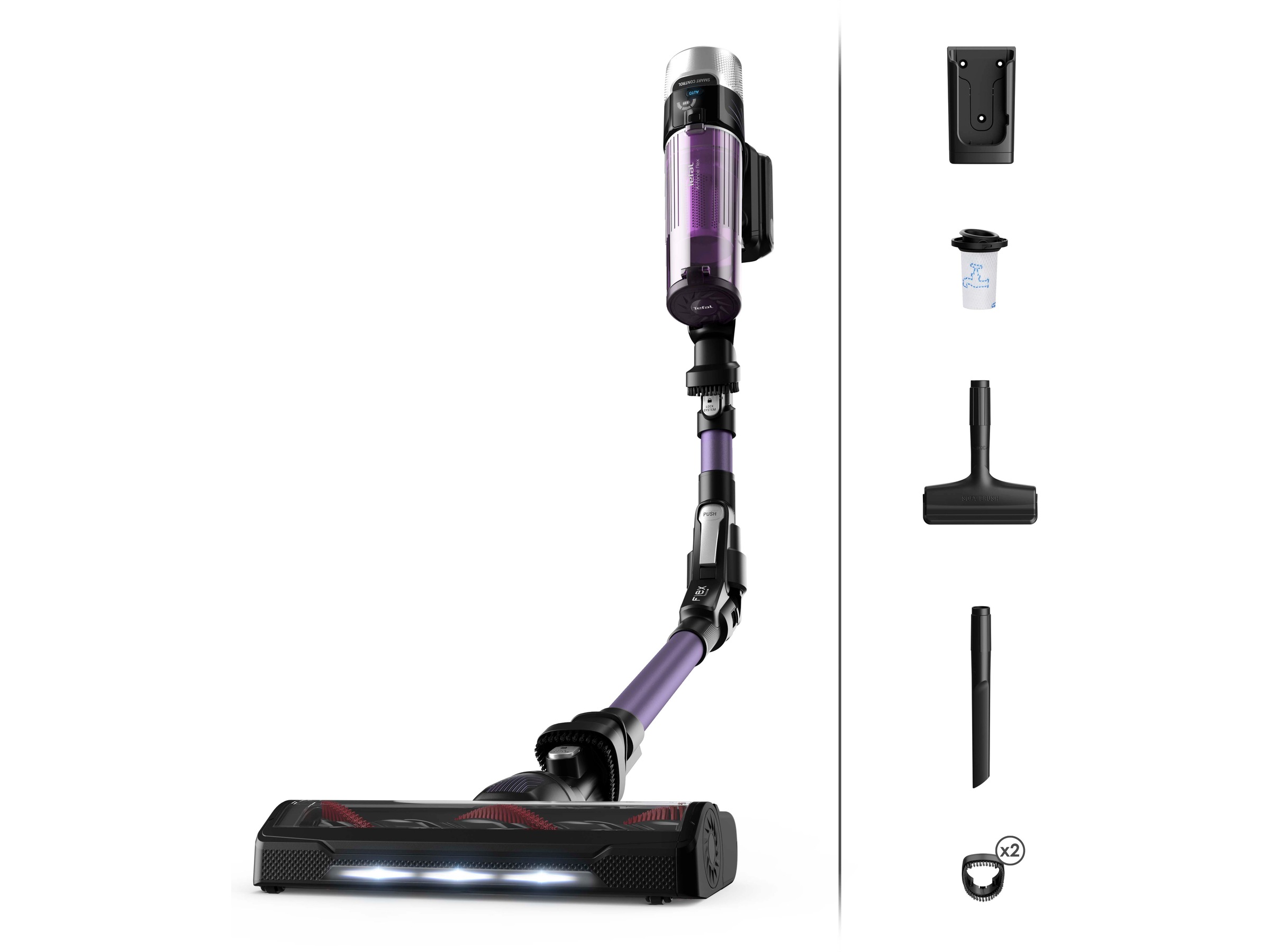 Tefal X-Force 9.60 Flex Essential sladdlös dammsugare Skaftdammsugare