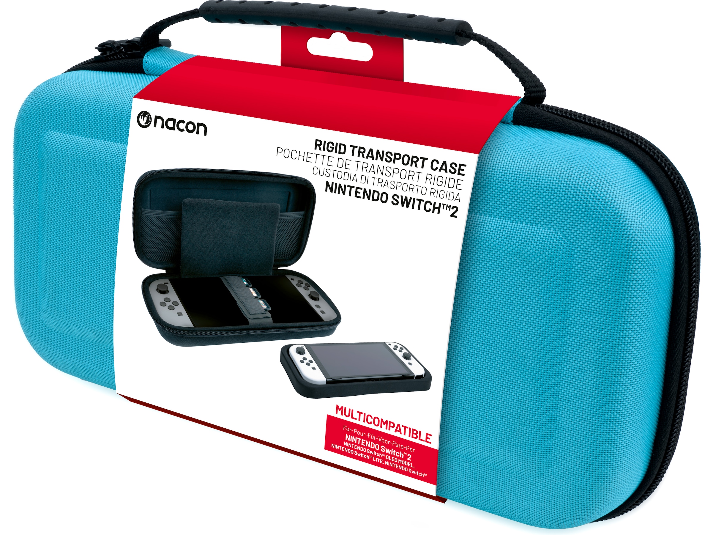 Nacon Transport Case for Nintendo Switch 2 (blå) Tillbehör