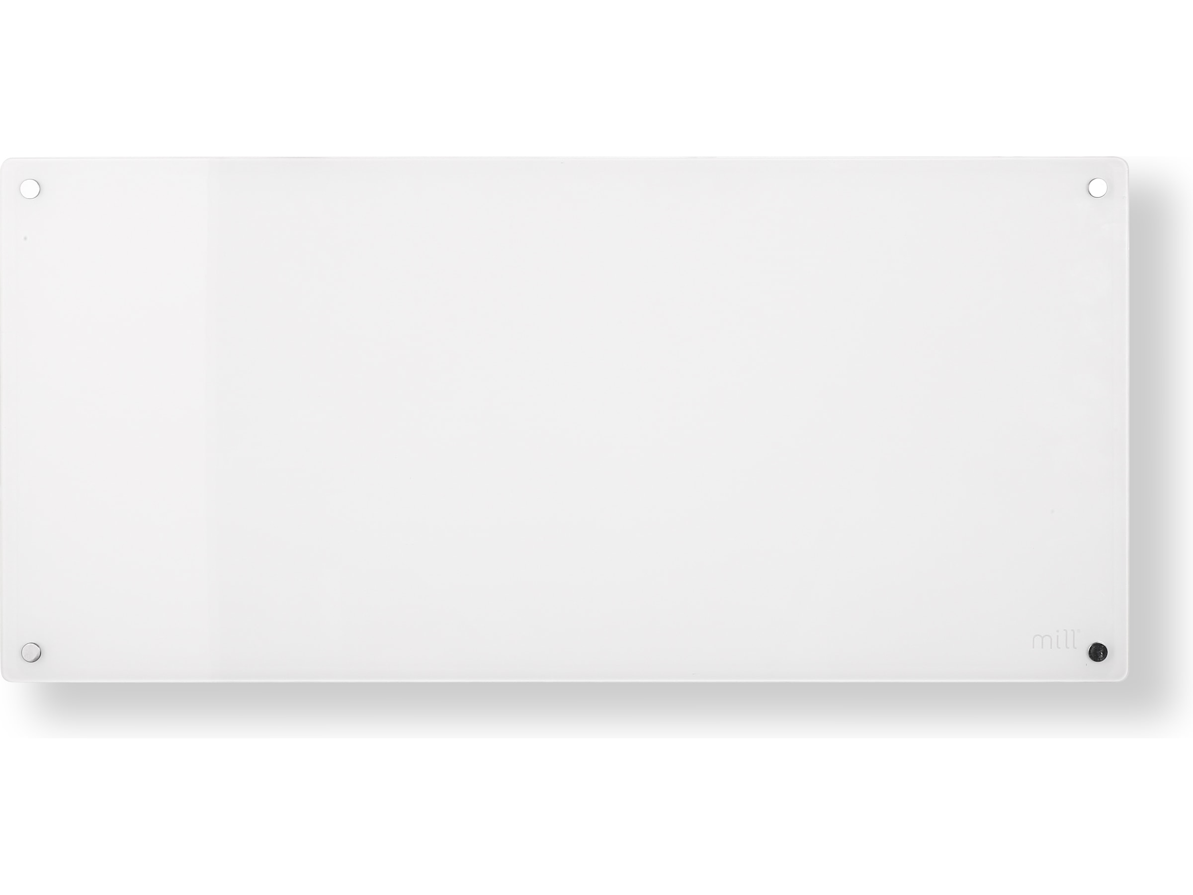 Mill Glas Panelelement 1000W (vit) Panelelement