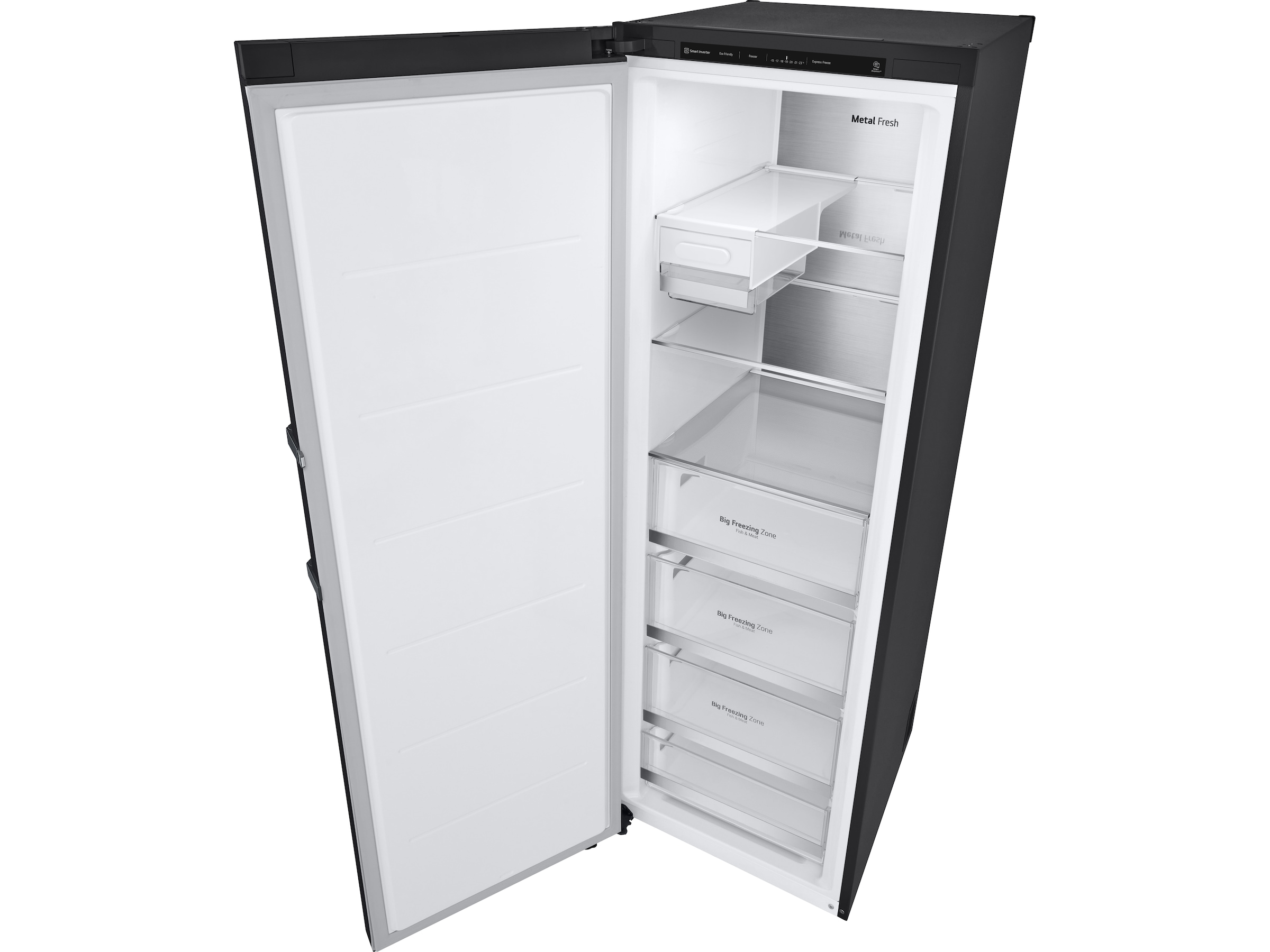 LG GFT61MCCSZ Fryser (svart) Frysskåp