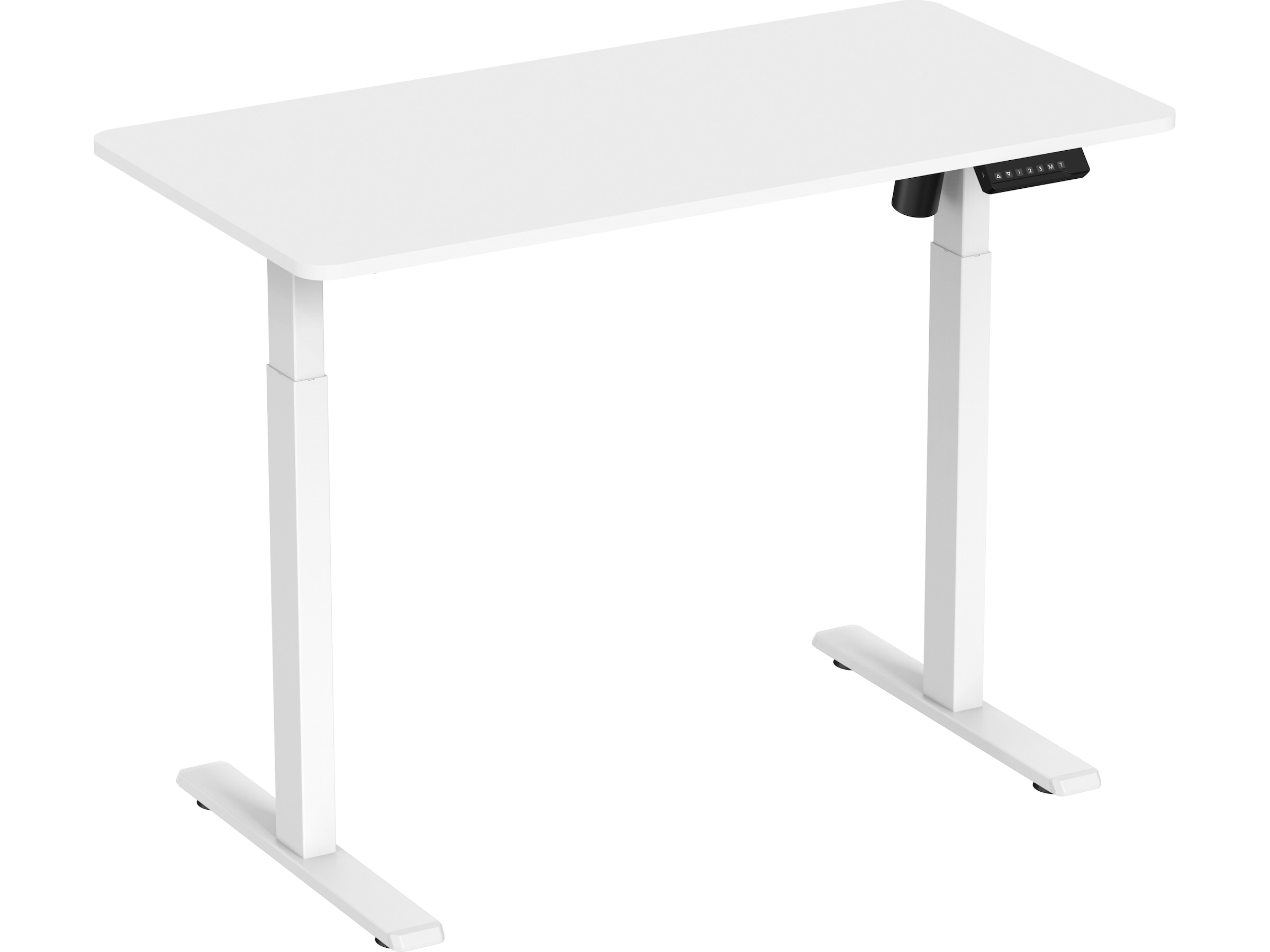 Ergonomiskt höj-/sänkbord 120cm (vit) Skrivbord