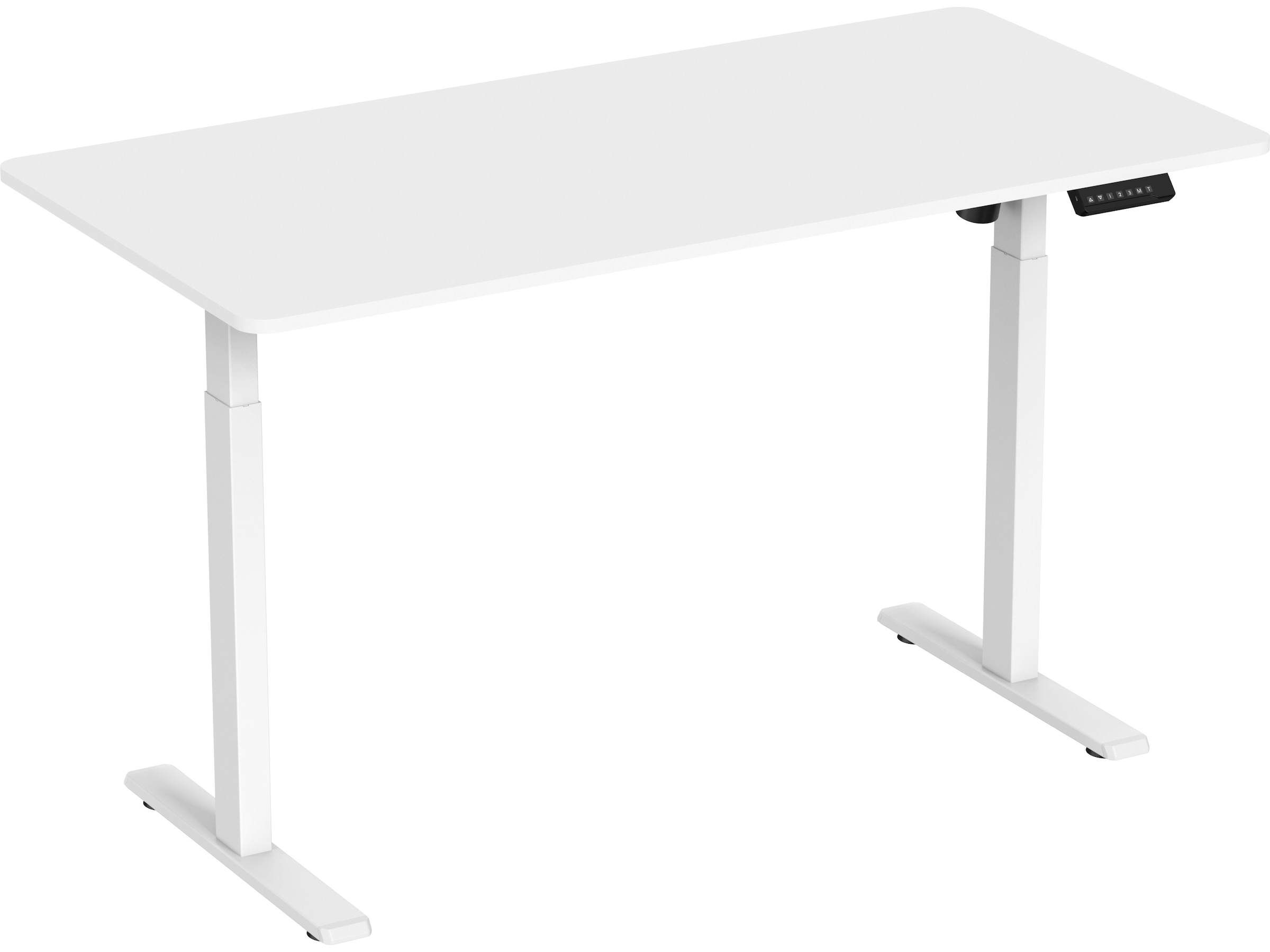 Ergonomiskt höj-/sänkbord 150cm (vit) Skrivbord