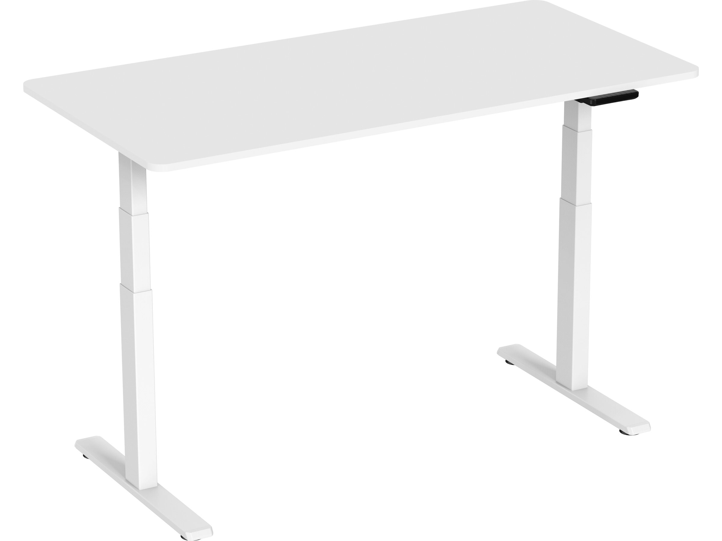 Ergonomiskt höj-/sänkbord 150cm (vit) Skrivbord