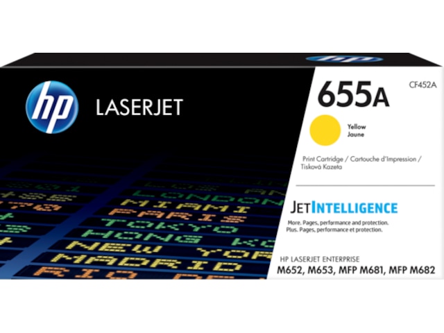 HP Toner 655A Gul Lasertoner