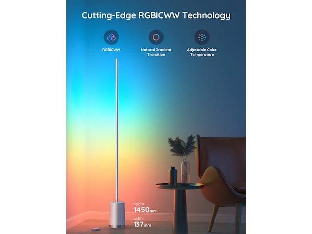 Govee Lyra RGB hörngolvlampa Golvlampa
