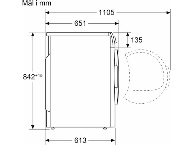Bosch Serie 8 WQB245CBSN Torktumlare Torktumlare