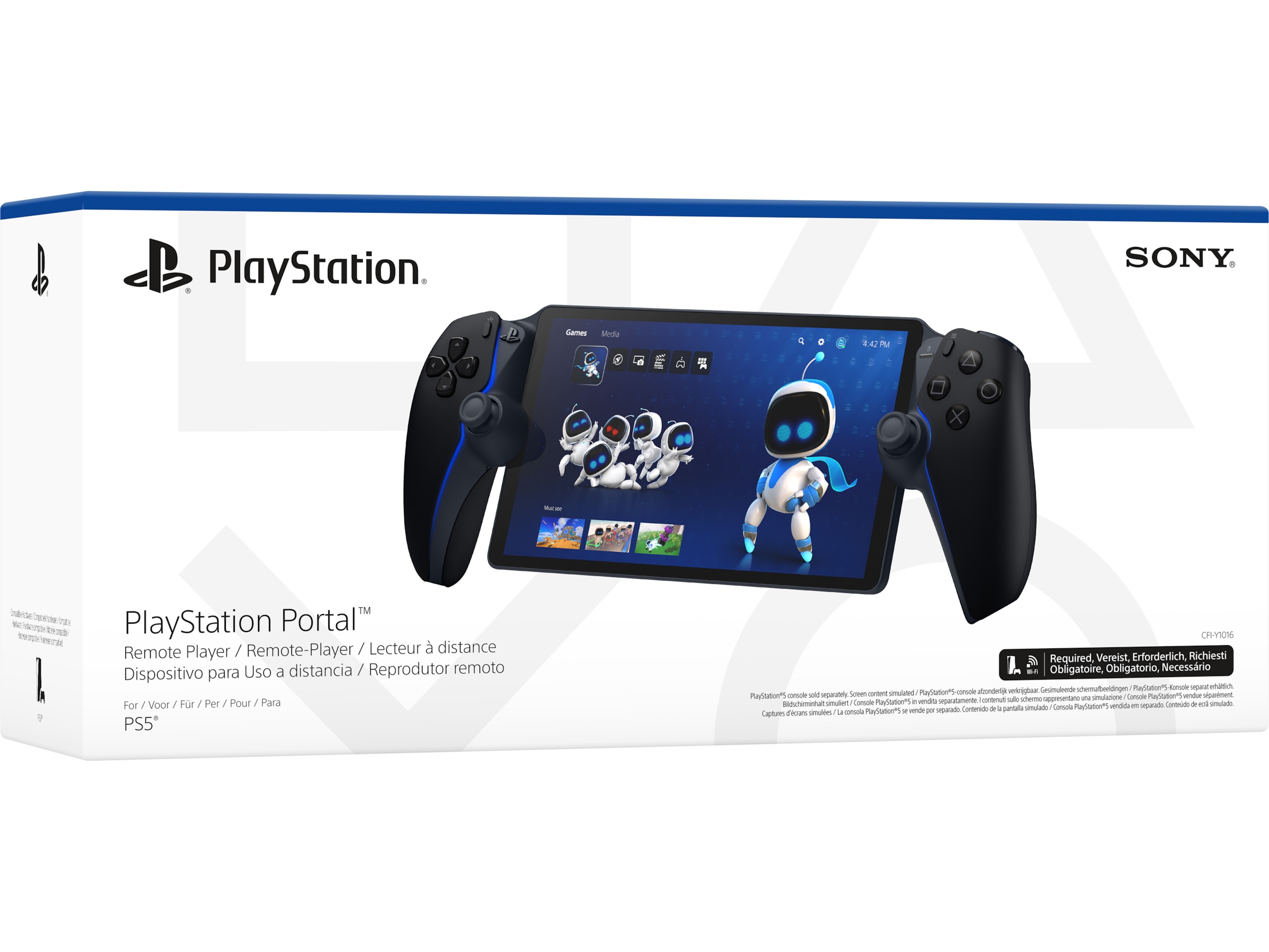 PlayStation Portal Remote Player (Midnight Black) Tillbehör till PS5