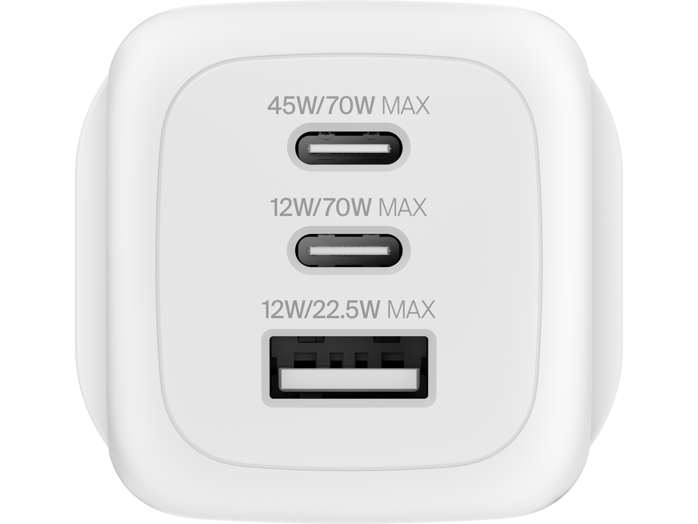 Belkin BoostCharge Pro GaN 70W väggladdare + reseadapter Mobilladdare