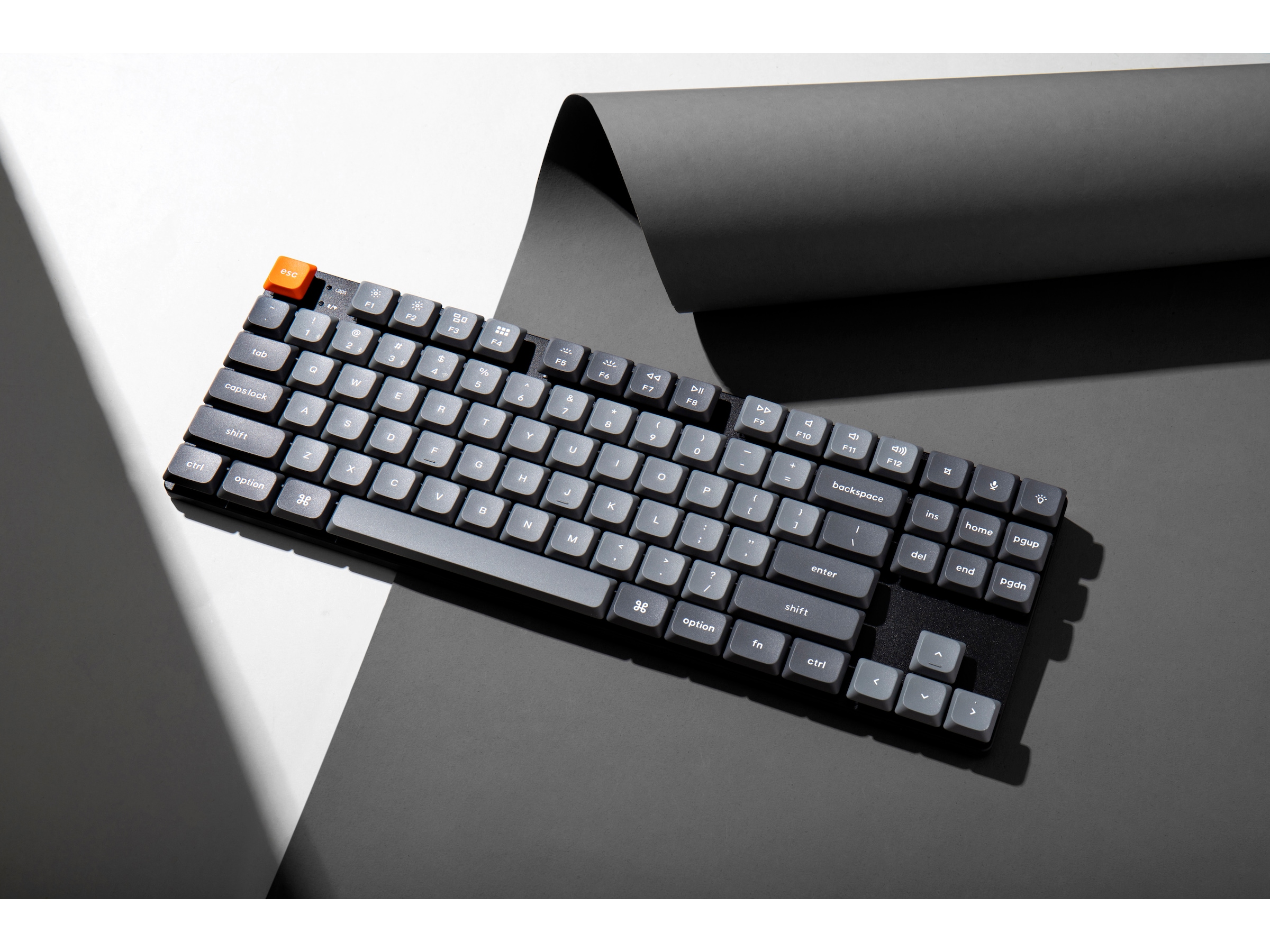 Keychron K1 MAX QMK/VIA Gateron Brown trådlöst gamingtangentbord Gamingtangentbord