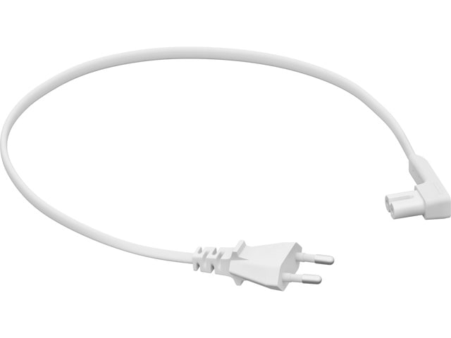 Sonos vinklad strömkabel 0,5m (vit) Strömkablar