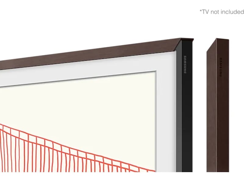 Samsung 75" ram till The Frame (2021-2024, brun) TV-ram & tillbehör