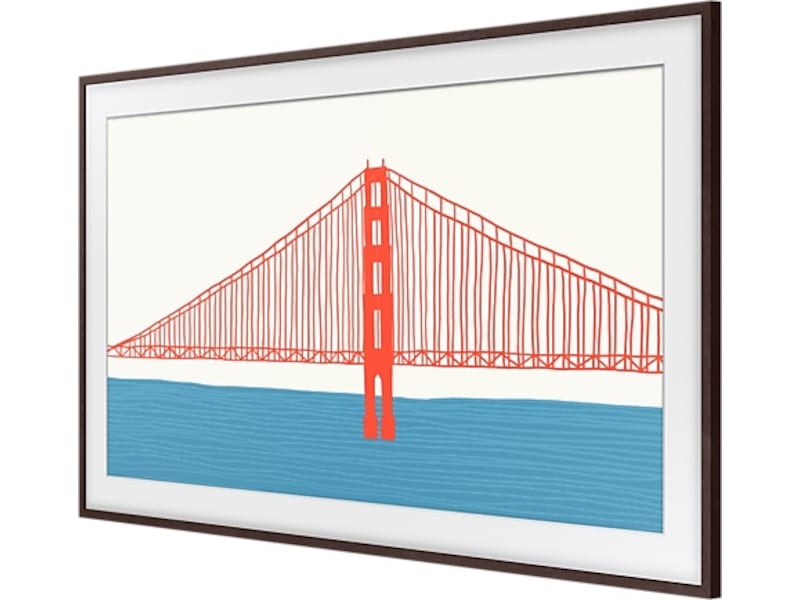 Samsung 75" ram till The Frame (2021-2024, brun) TV-ram & tillbehör