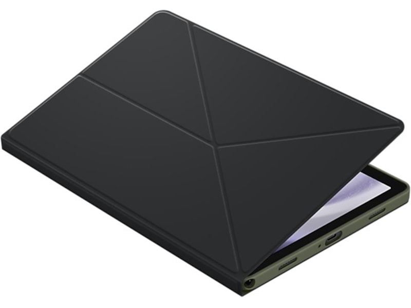 Samsung Galaxy Tab A9+ Book Cover (svart) Skydd