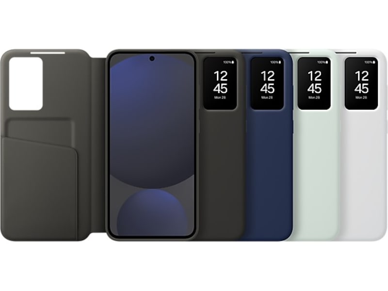 Samsung Galaxy S24 FE Smart View plånboksfodral (svart) Skydd