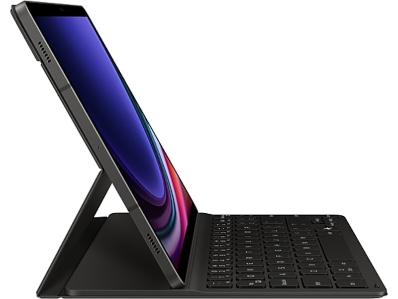 Samsung Galaxy Tab S10 FE / S9 / S9 FE Slim tangentbordfodral (svart) Tangentbord och pennor