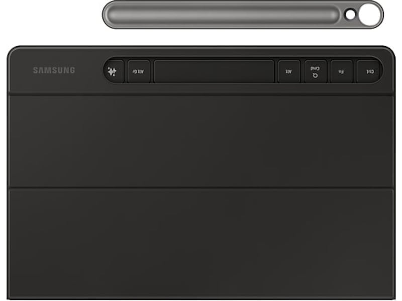Samsung Galaxy Tab S10 FE / S9 / S9 FE Slim tangentbordfodral (svart) Tangentbord och pennor