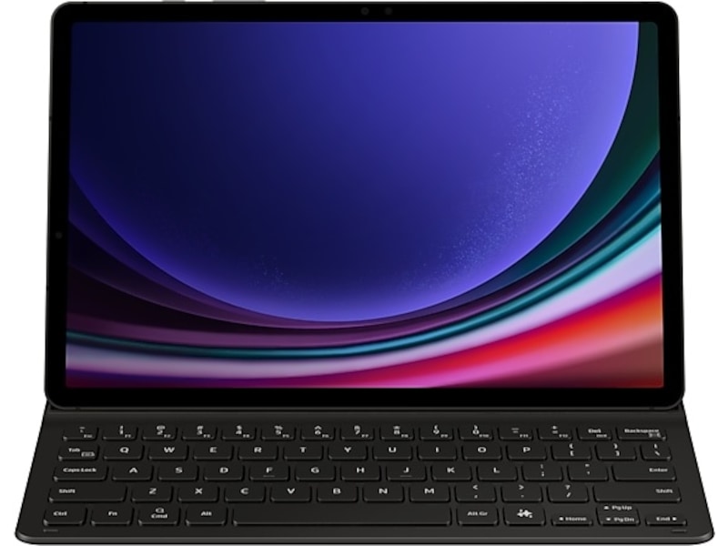 Samsung Galaxy Tab S10 FE / S9 / S9 FE Slim tangentbordfodral (svart) Tangentbord och pennor