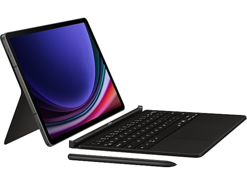 Samsung Galaxy Tab S10 FE / S9 / S9 FE tangentbordfodral (svart) Tangentbord och pennor