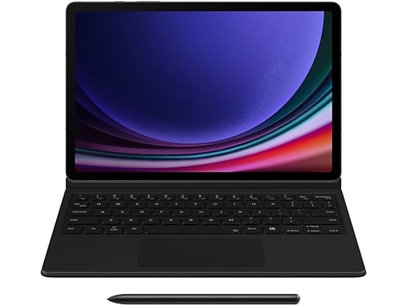 Samsung Galaxy Tab S10 FE / S9 / S9 FE tangentbordfodral (svart) Tangentbord och pennor