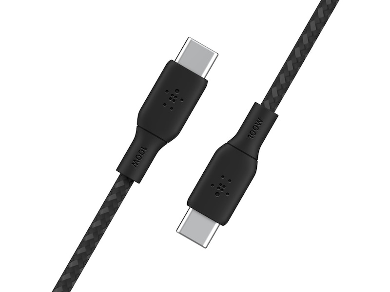 Belkin USB-C till USB-C kabel 2m (svart) USB-kablar