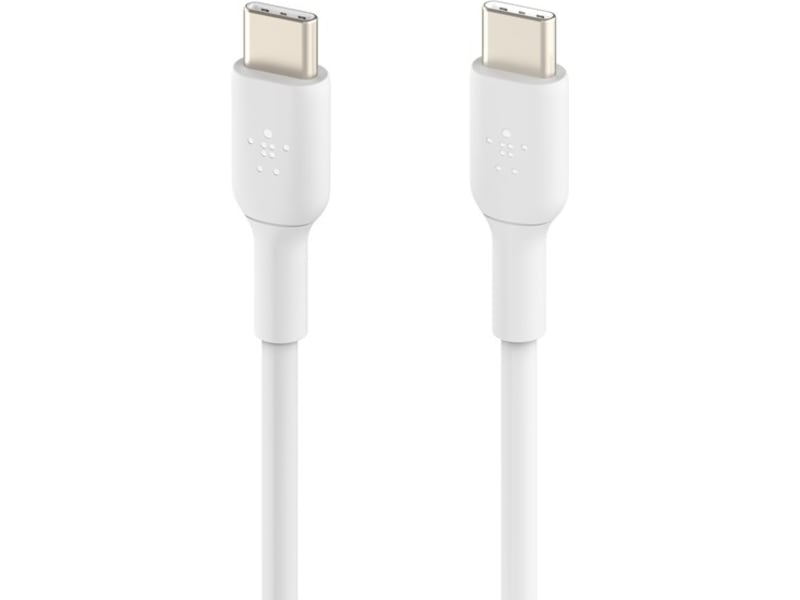 Belkin USB-C kabel 2m (vit) USB-kablar