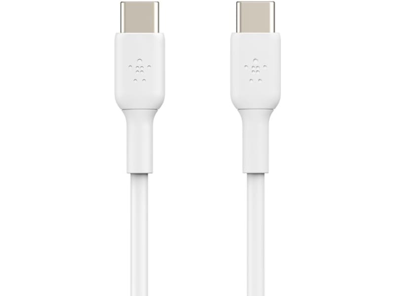 Belkin USB-C kabel 2m (vit) USB-kablar