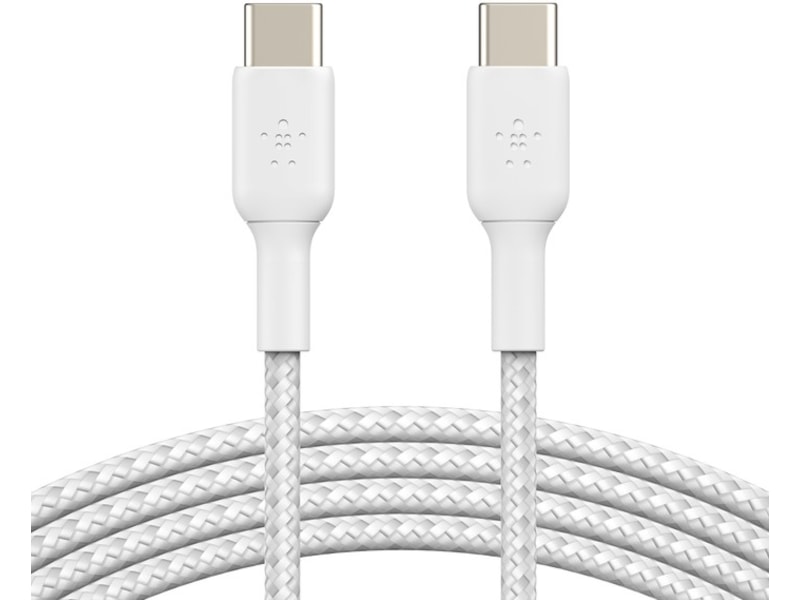Belkin USB-C kabel 2m (vit) USB-kablar