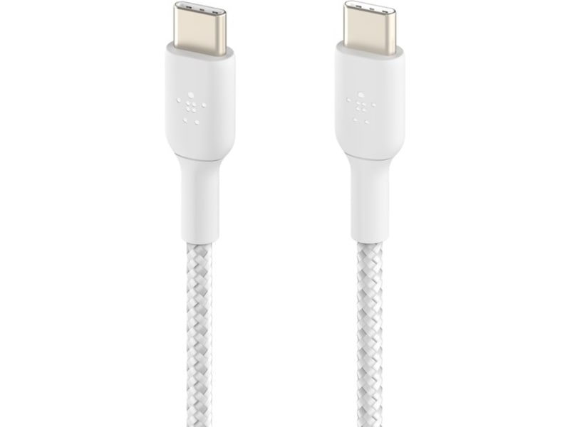 Belkin USB-C kabel 2m (vit) USB-kablar