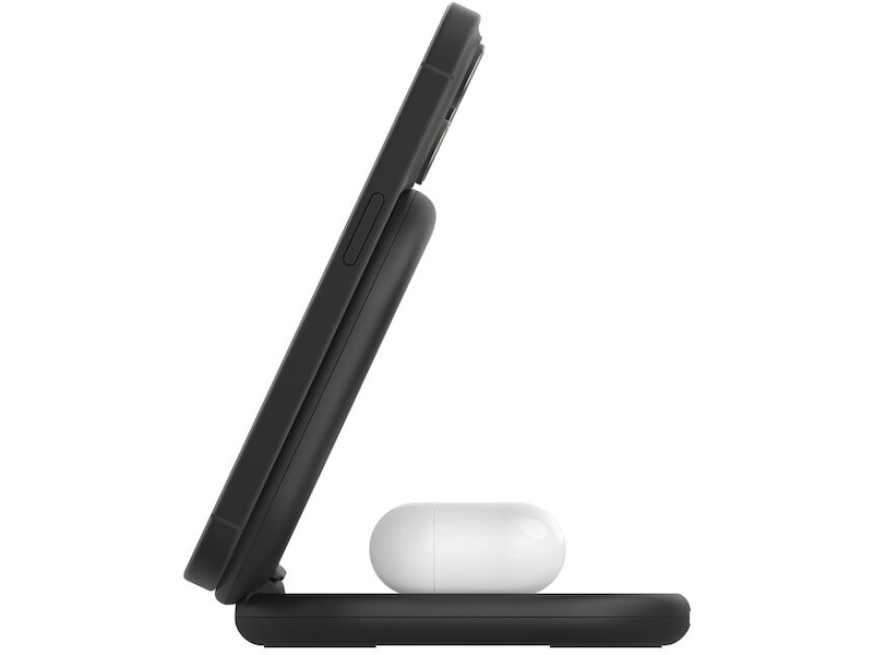 Belkin 2-i-1 15W magnetisk hopfällbar trådlös laddare (svart) Trådlös laddare