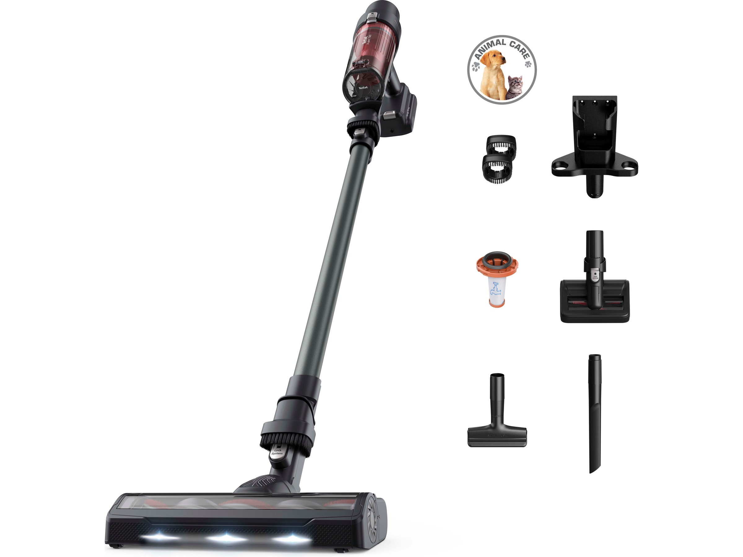 Tefal X-Pert 7.60 Animal sladdlös dammsugare Skaftdammsugare