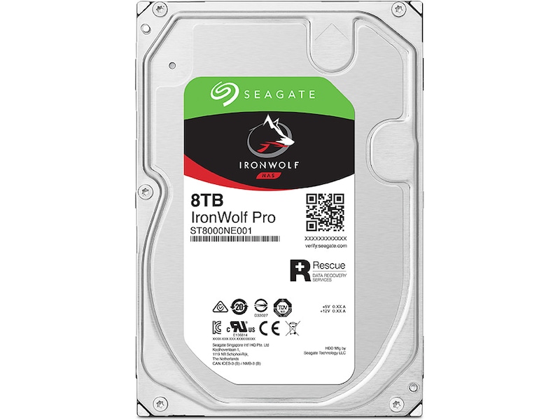 Seagate IronWolf Pro 8TB Hårddisk 3,5
