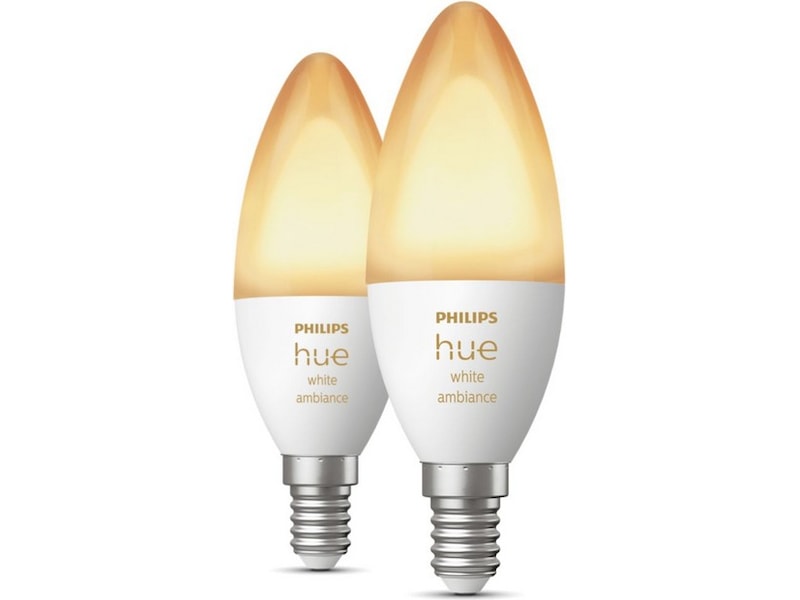 Philips Hue White ambiance 2-pack E14 LED-lampor & glödlampor
