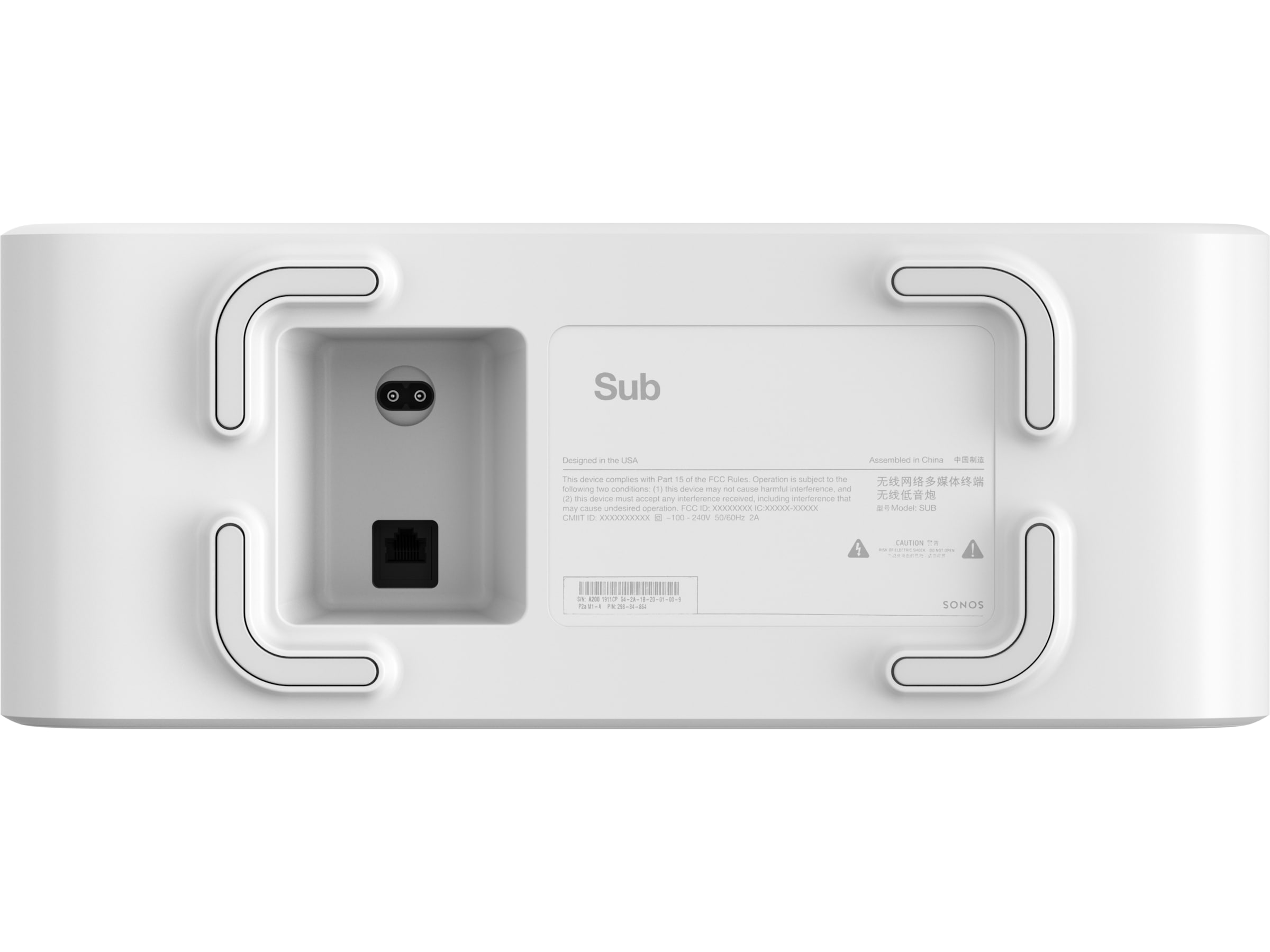 Sonos Sub (Gen3)Trådlös subwoofer (vit) Högtalare