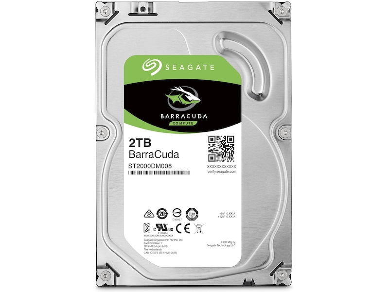 Seagate BarraCuda 3.5'' HDD 2TB Hårddisk 3,5