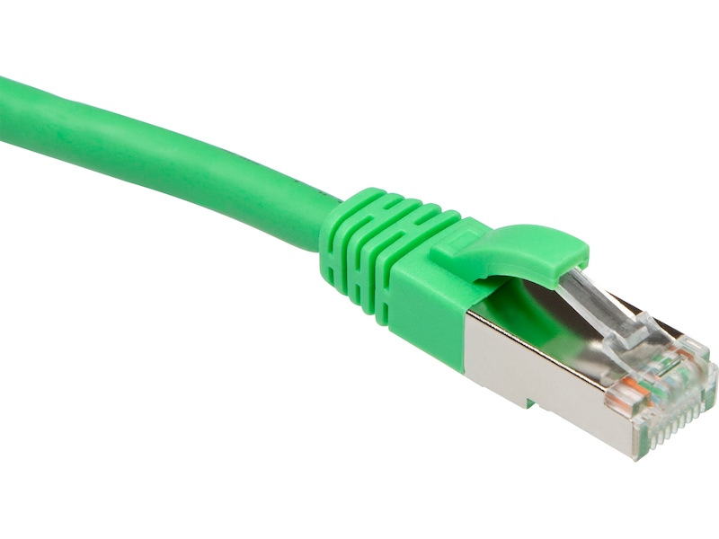 Nätverkskabel Cat6a grön 5m Nätverkskablar
